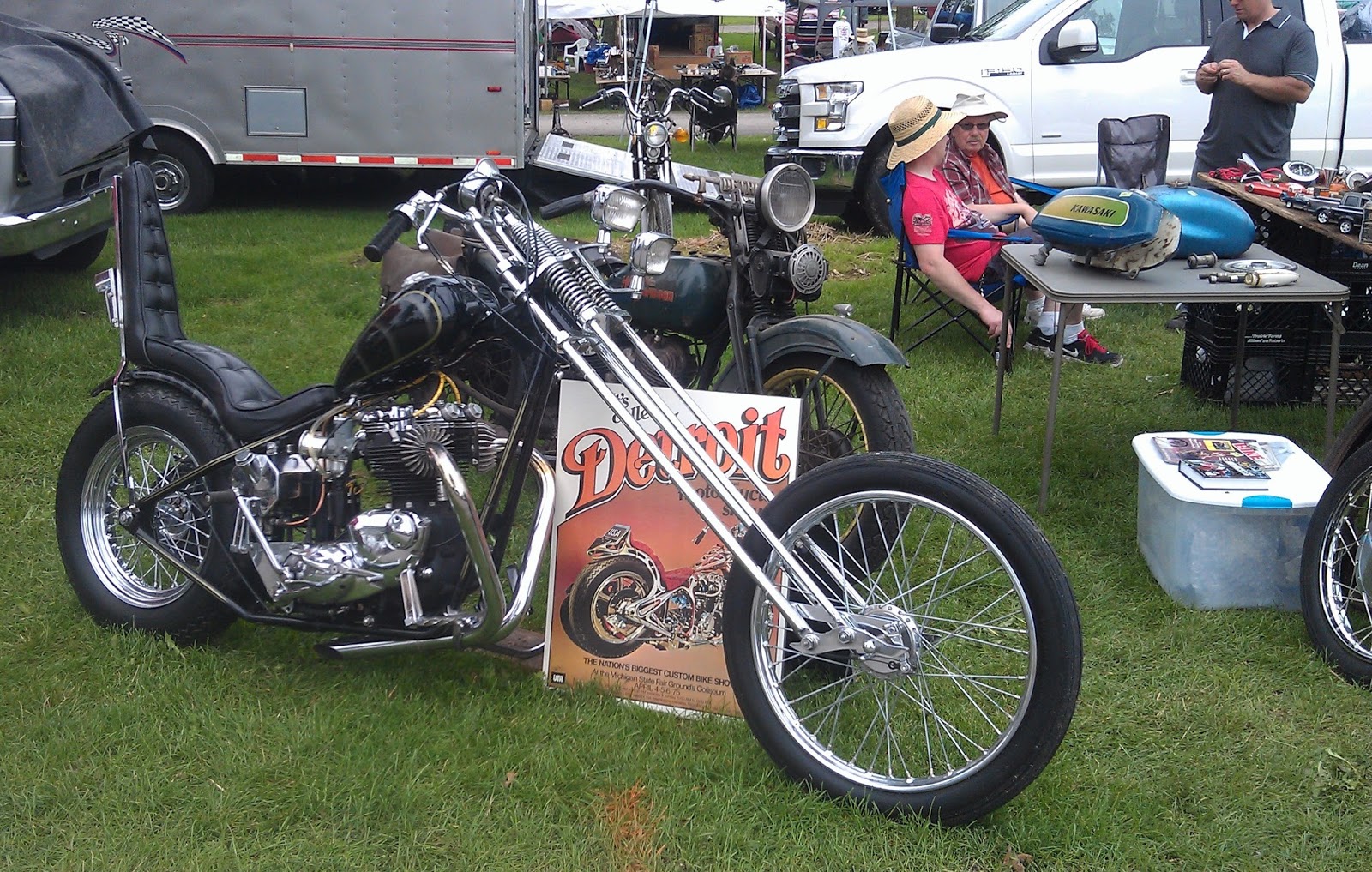Fast is fast... 2015 Wauseon national antique motorcycle swap meet and