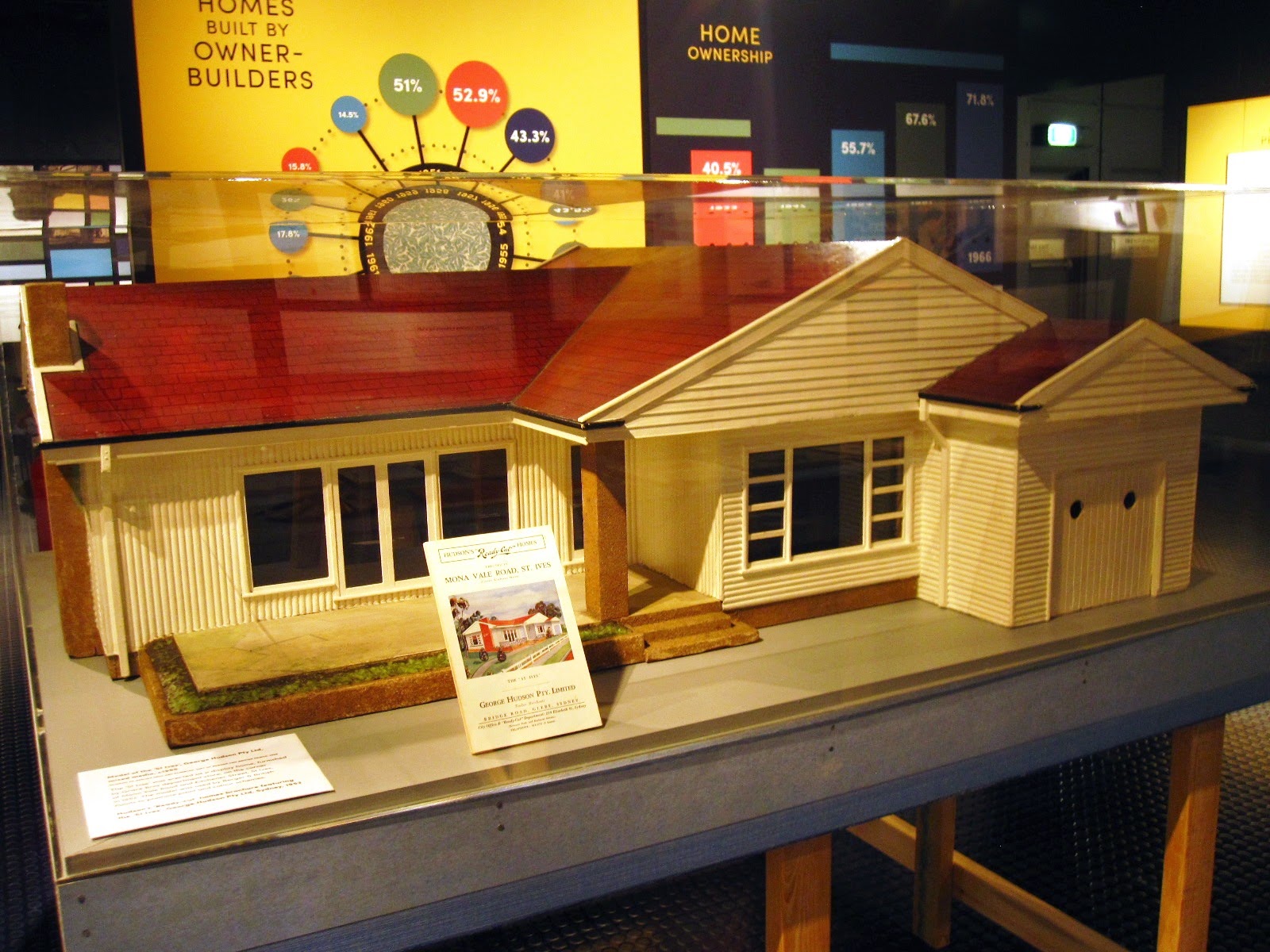 Model 'St Ives' house in the exhibition 'Dream Home Small Home'
