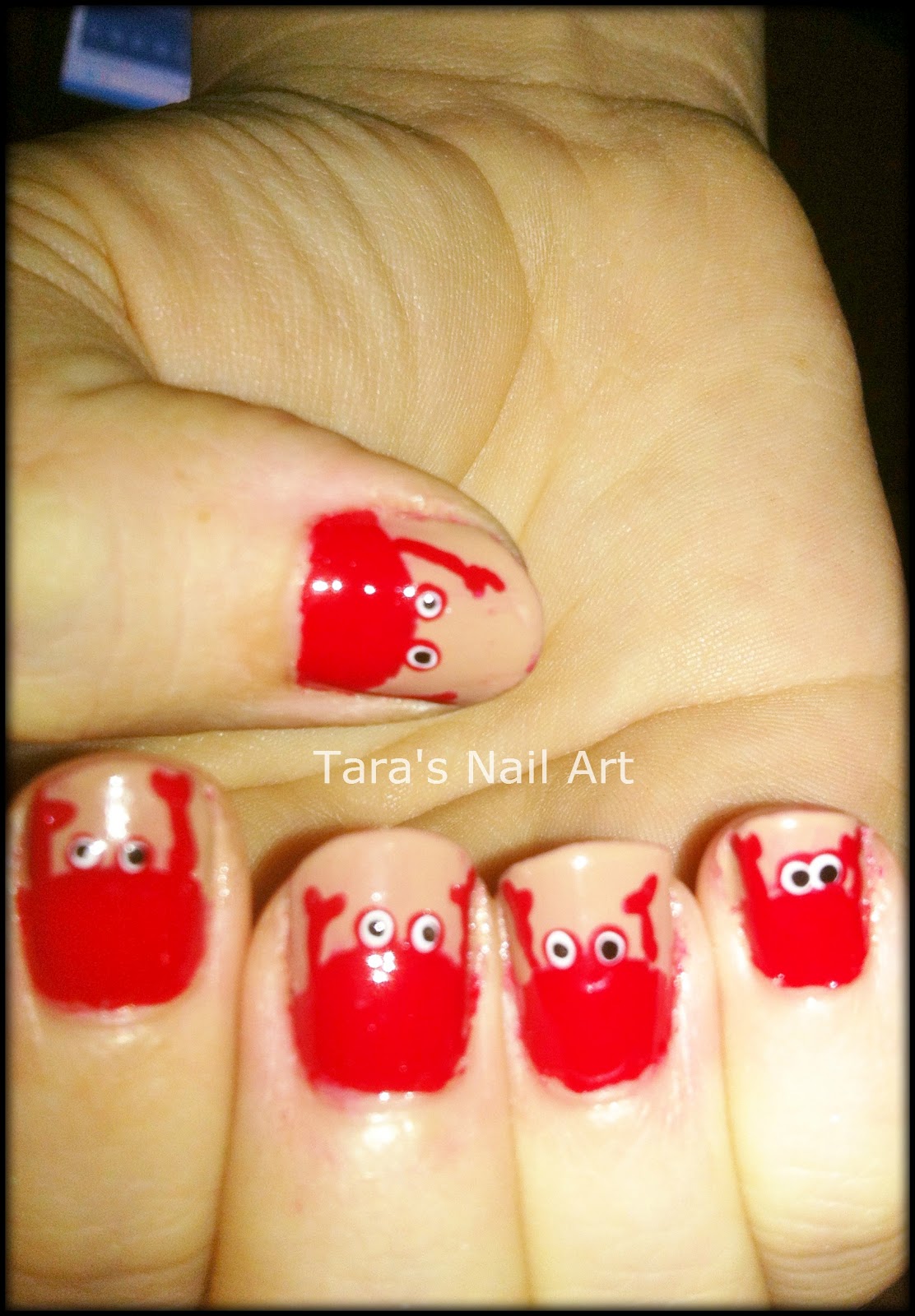 Tara's Nail Art Crab Tutorial