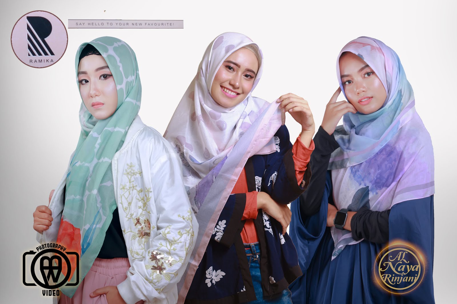 photo studio untuk produk hijab