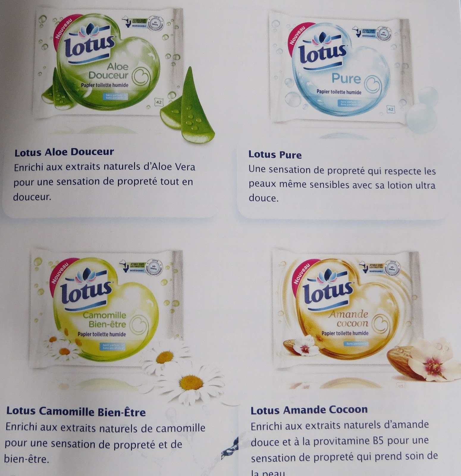 Test TRND : 4000 packs gratuits Papier toilette humide Lotus