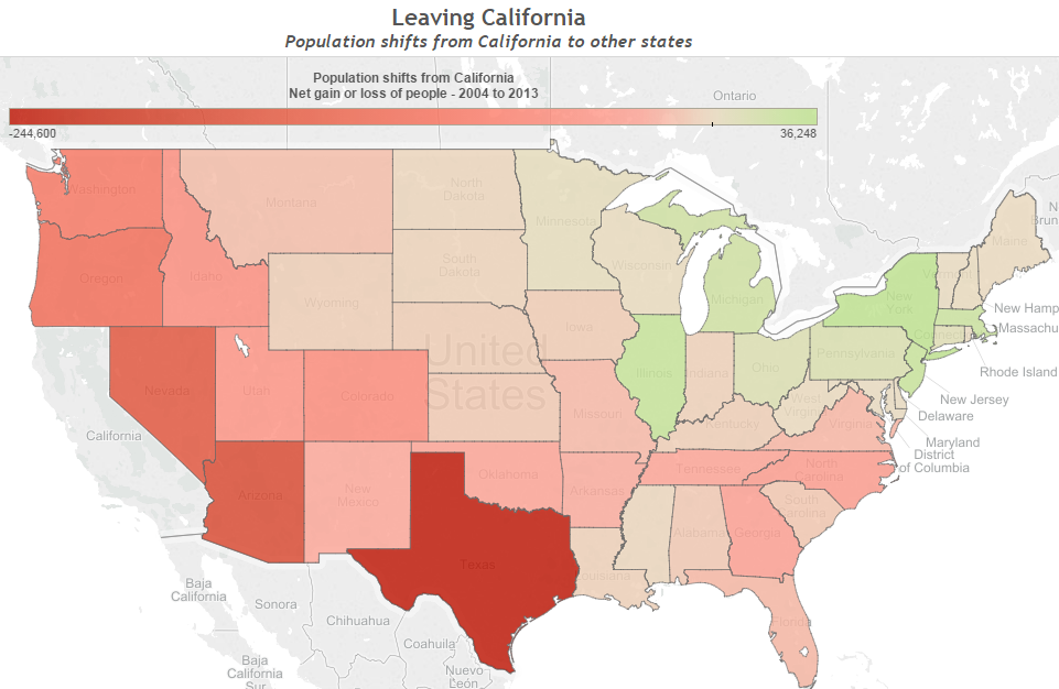 The People's Republic 5 million people left California in the last decade