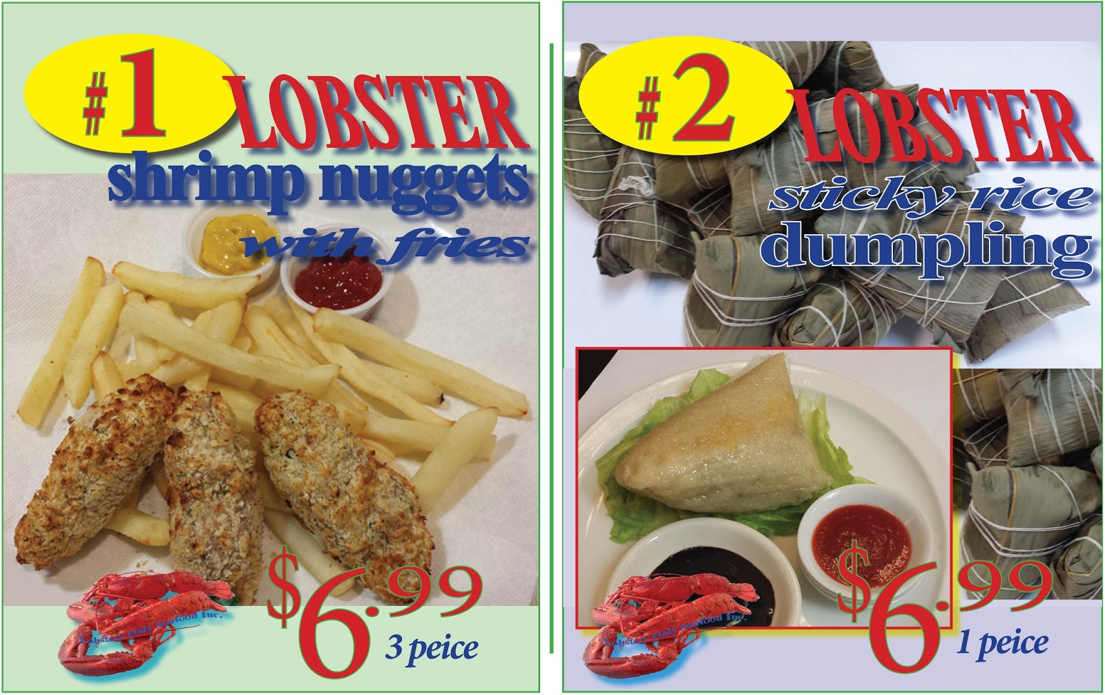 Lobster . 龍蝦 Value added lobster products 2016 . Lobsters Only Seafood