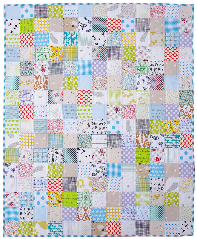 Custom Baby Boy Quilt - Red Pepper Quilts