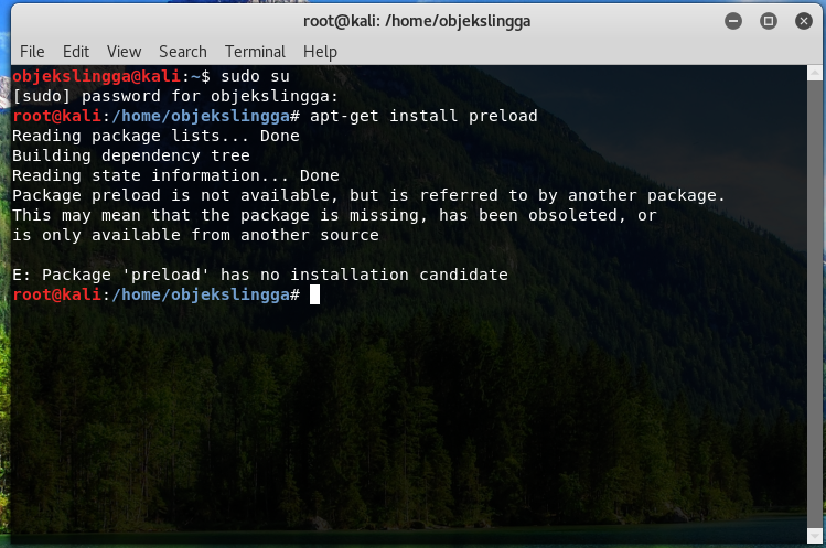 Cara install preload di Linux