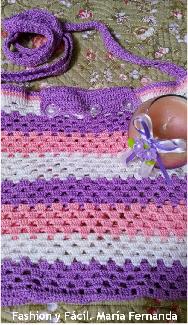 Posibilidades sanar Destino Fashion y Fácil DIY: Cartera tejida bandolera a ganchillo al estilo Shabby  chic (Crocheted purse with shabby chic style)