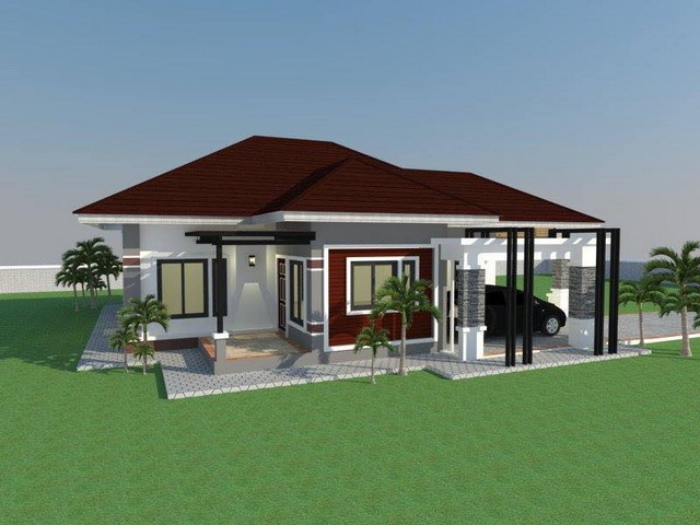 Looking for great inspiration for your future home? Get one that actually suits the Philippine setting. Here are five bungalow houses that can help you come up with a home that’s right for your family. These houses consist of 3 bedrooms, 3 bathrooms, a living area and a kitchen, and more than 90 square meters of living space.
