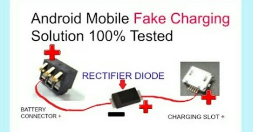 All android mobile fake charging not charging solution with zener diode