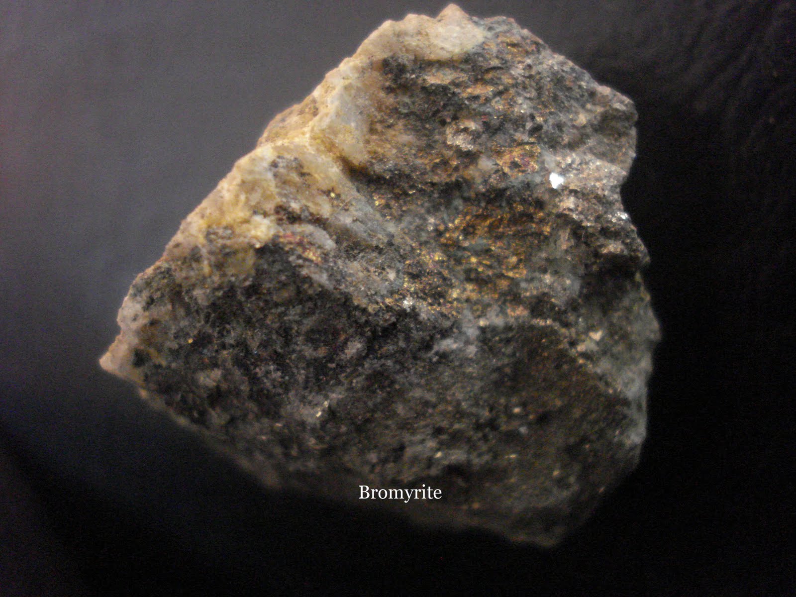 Bromyrite Ag Br which is a silver chloride and silver ore 60