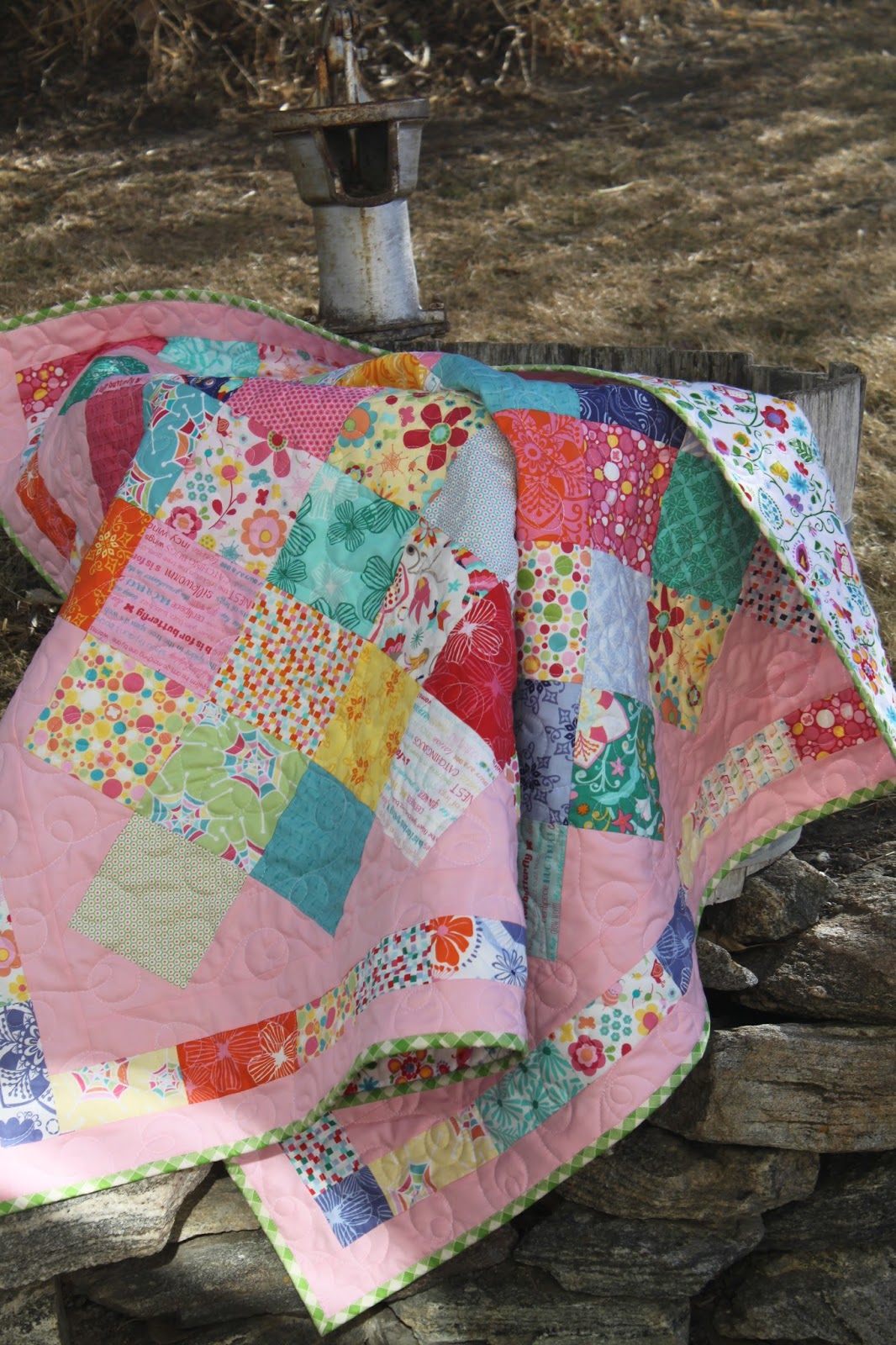 Stitch by Stitch Charm Pack baby quilt tutorial...