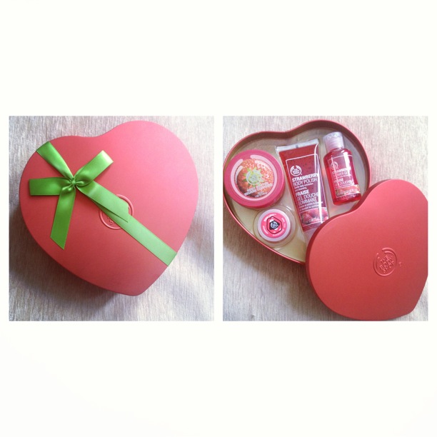 NaseekaB. All things beauty. Happy Valentine's Day from The Body Shop
