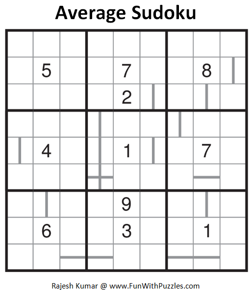Average Sudoku (Daily Sudoku League #128)