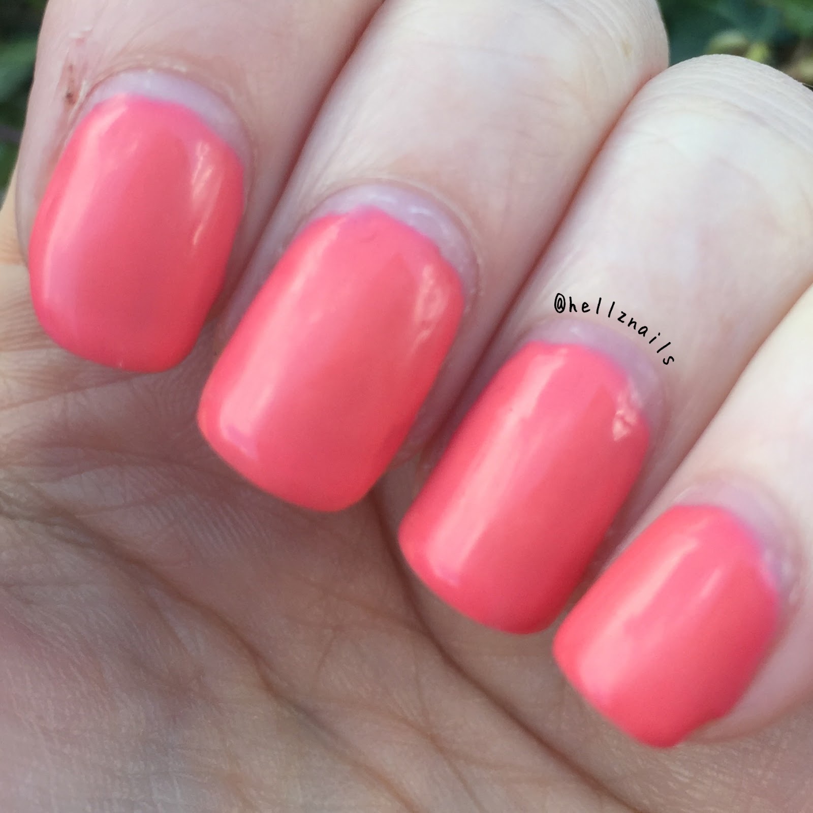 Pink Gellac gel nail polish review * Hellz nails