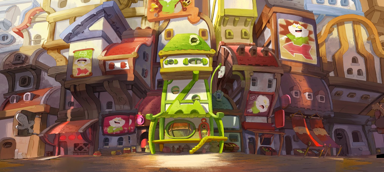 Dofus Aux Trésors De Kerubim Streaming Vf portfolio animation : quelques décors de la serie tv "dofus aux tresors