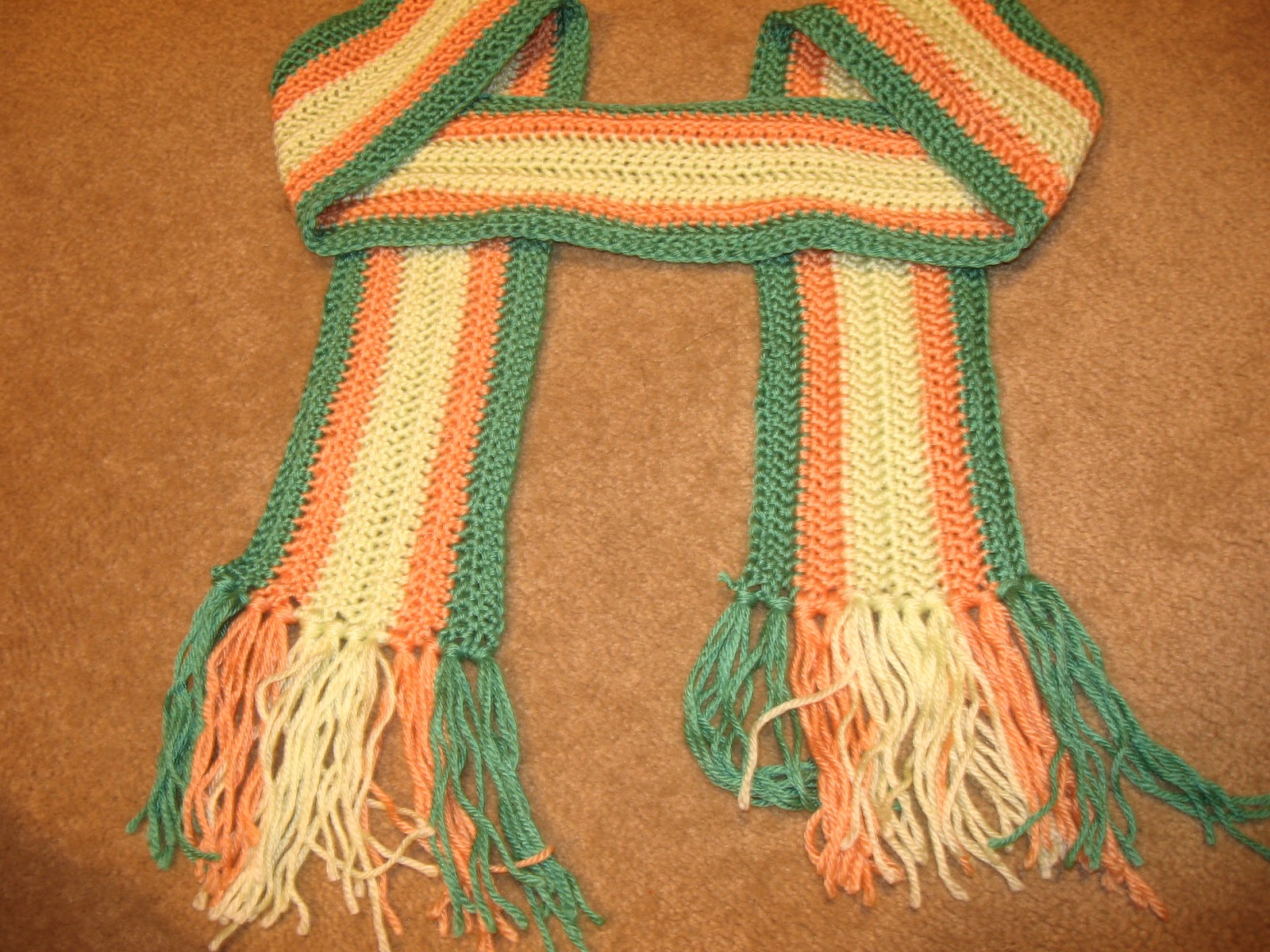 Crafting Adventures Vertical Stripe Scarf