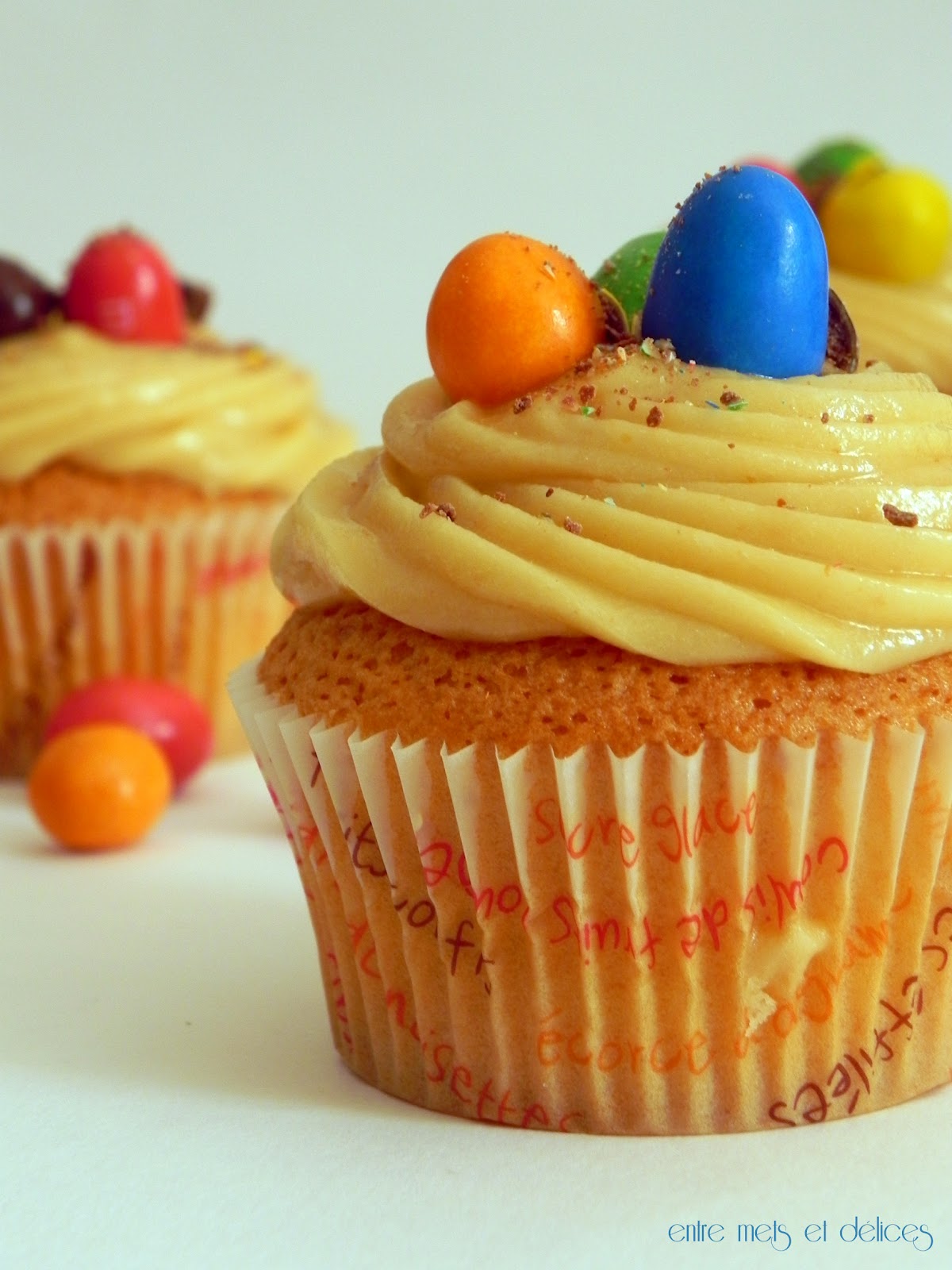 entre mets et délices Cupcakes au beurre de cacahuète