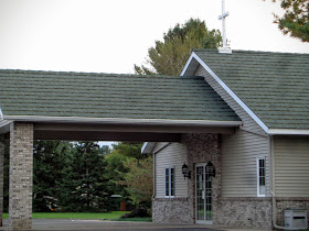 Entrance to Holcombe United Methodist Church, Wisconsin