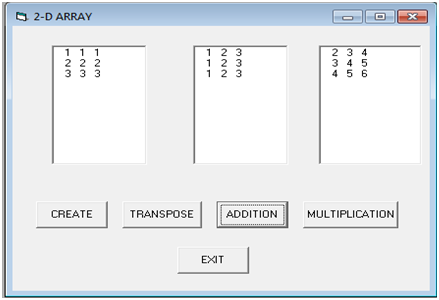 matrix multiplication and transpose in visual basic with two-2 array ...