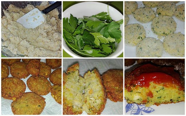 Preparación del Falafel