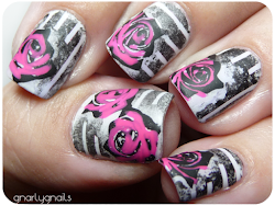 nail tape using designs cute missy offbeat queen meet roses pink