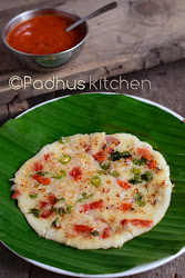 uttapam rava uthappam onion sooji instant oothappam recipe indian padhuskitchen veg recipes easy semolina