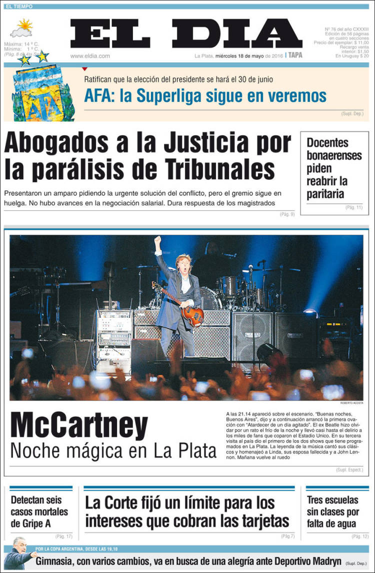 NOTICIAS DE OMEGA RADIO: TITULARES DE LOS DIARIOS ...