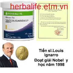 Niteworks Herbalife giá rẻ , Niteworks Tim mạch Tiến sĩ Loius Ignarro (Giải Nobel Y học) 