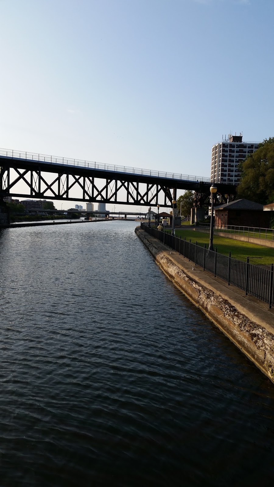 Utica NY on the Erie Canal to the Oswego Canal to Lake Ontario, with