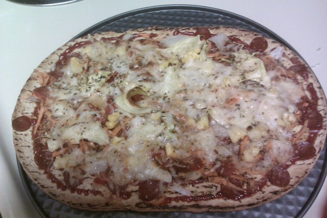 Roti Pizza - The Saffron Platter