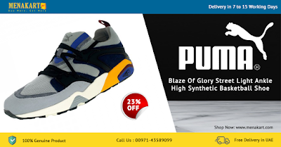 Puma Blaze Of Glory Street Light Ankle High Synthetic Basketball Shoe