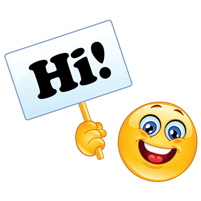 Use this fab emoji to say hi to your friends and start chatting. Hi emoji