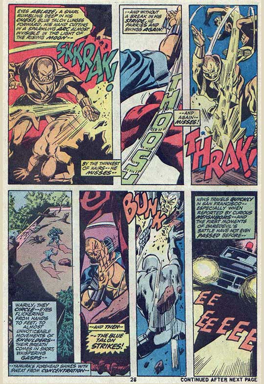 Pop Art Martial Arts DAREDEVIL AND THE BLACK WIDOW "On the Eve of the