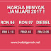 HARGA MINYAK JANUARI 2017 !
