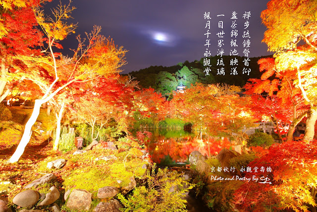 我之所攝 心之所見 滌癒人心 意味深遠 請跟隨我進入這攝影與詩歌交織成的視界 並帶回滿滿的感動 京都紅葉錦秋の永観堂