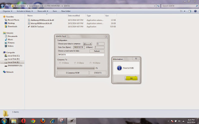 Sdata tool 4gb to 16gb