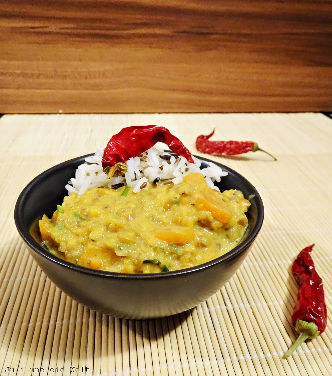 Kürbis - Linsen - Curry (vegan)