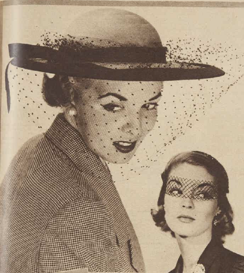 Veil fashions 1951 AWW