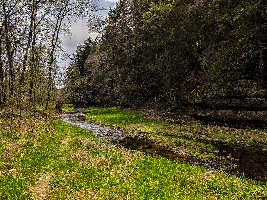 Hiking Honey Creek State Natural Area