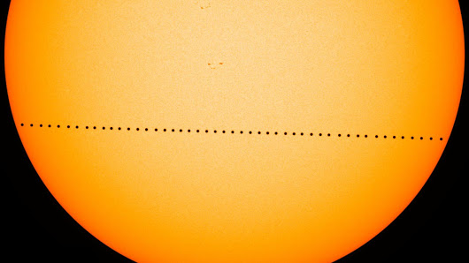 Mars Passes Between The Earth And Sun