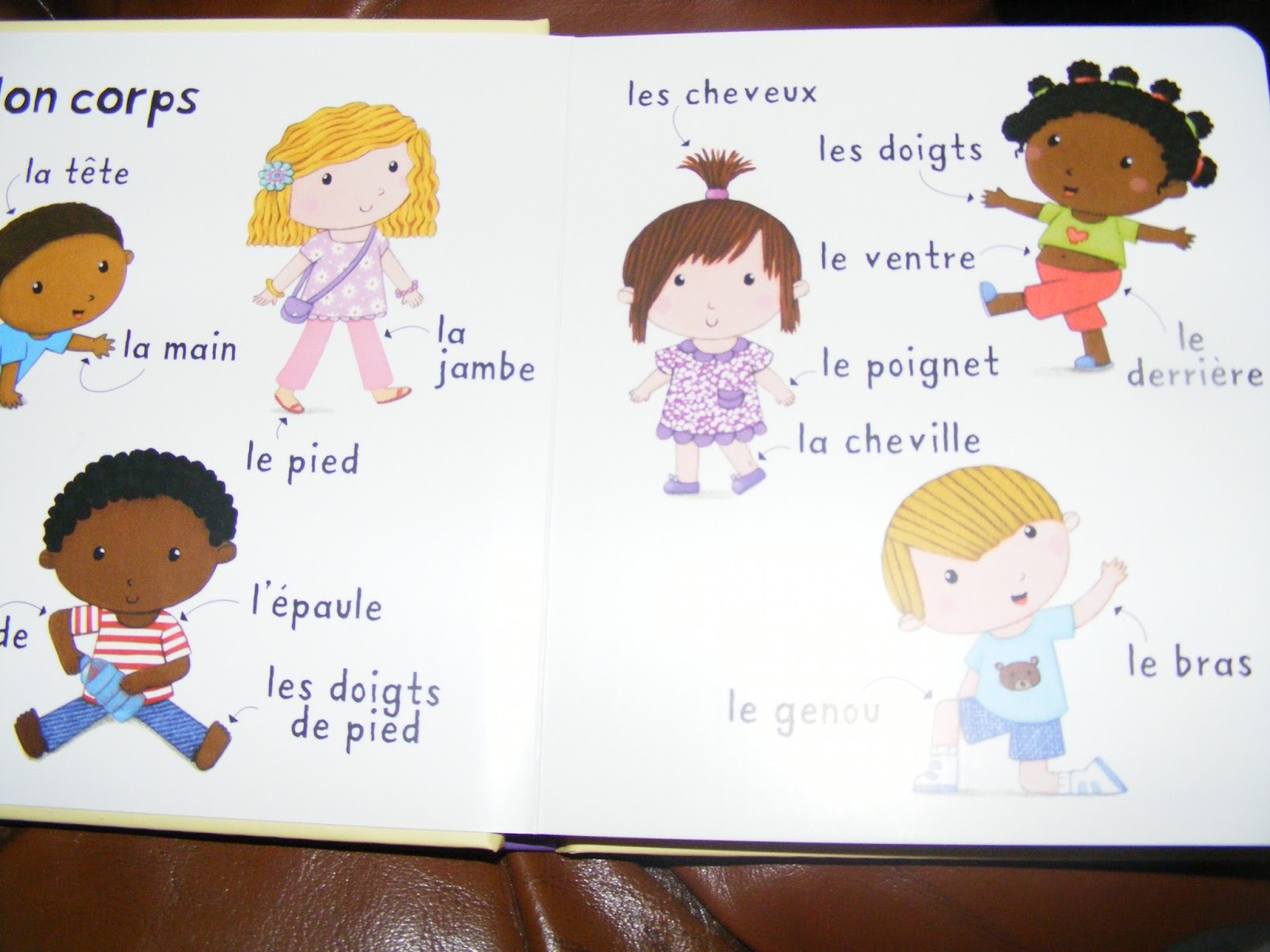 Les lectures de Mathilde: Imagier Je découvre... Mon corps