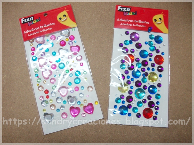  Adhesivos brillantes Fixokids y otros adhesivos decorativos 