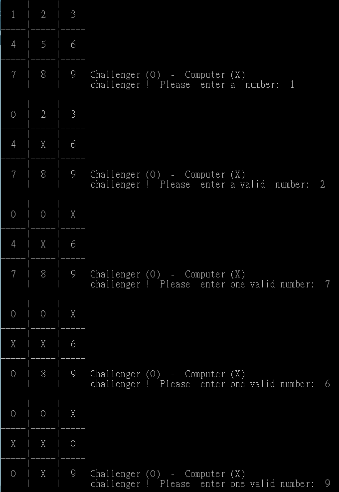 Code & Flow Chart !: 井字棋程式設計 Tic-Tac-Toe game design