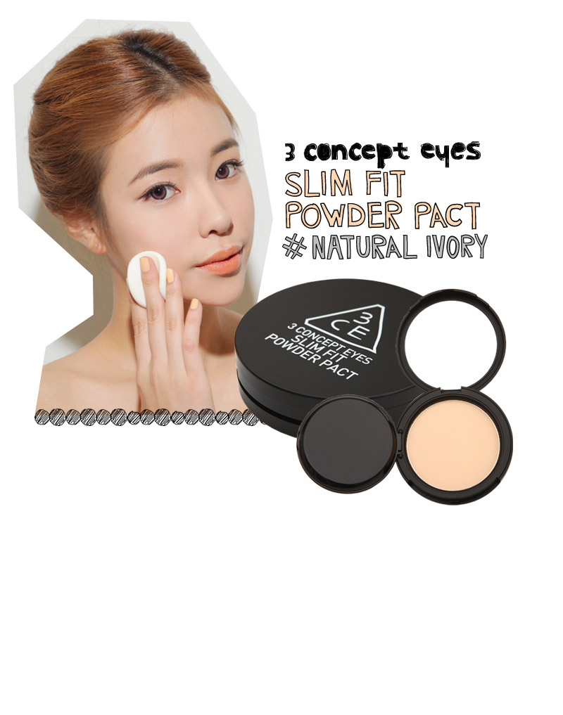 3ce Stylenanda SLIM FIT POWDER PACT 100 KOREAN