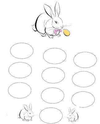 Line Drawing :: Clip Art :: Rabbit Game
