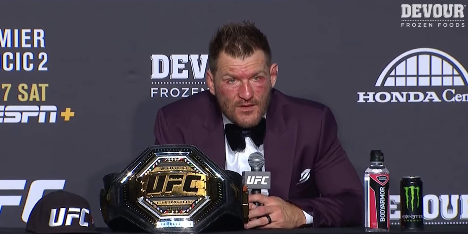 UFC 241 DANIEL CORMIER VS. STIPE MIOCIC 2 POSTFIGHT PRESS