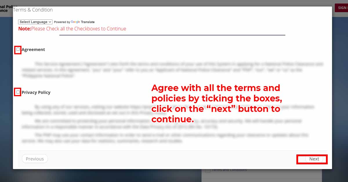 National Police Clearance Online Registration & Requirements