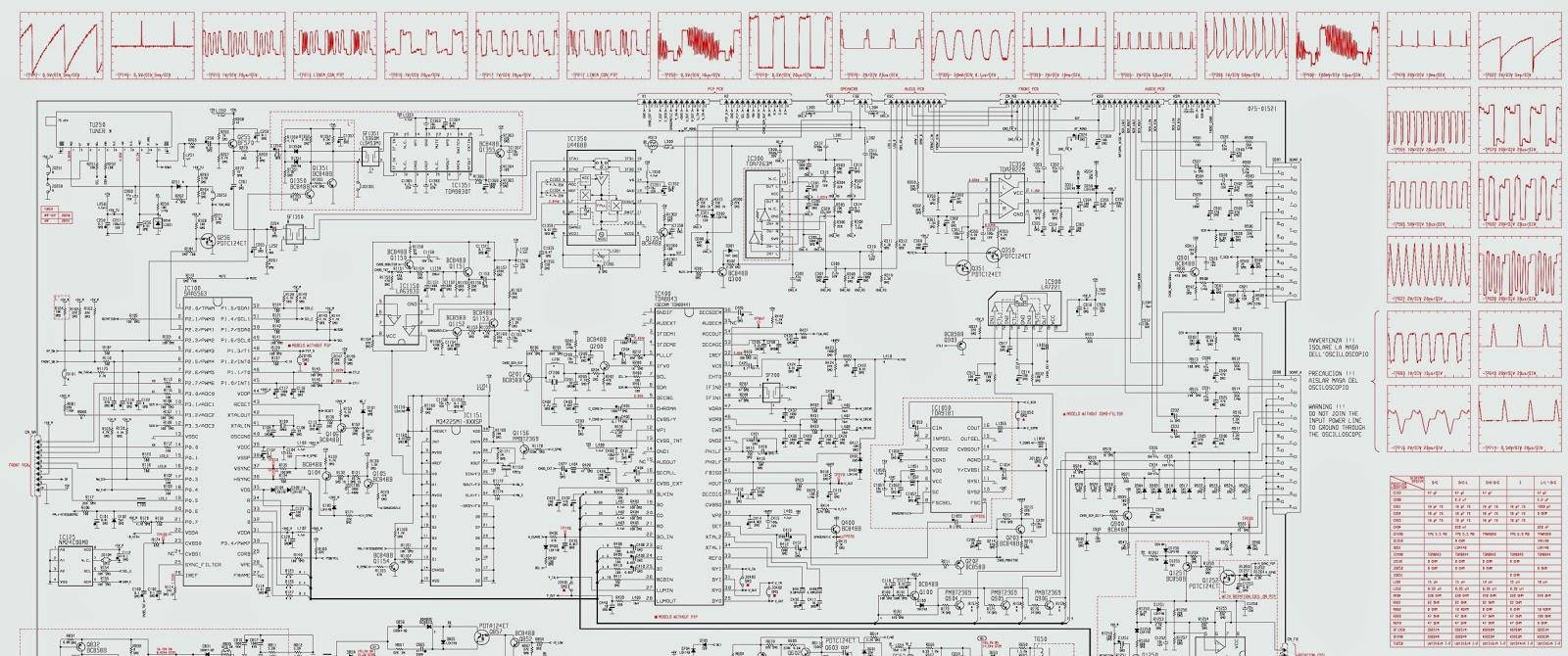 Schematic Diagrams: SANYO CTV CIRCUIT DIAGRAM [SCHEMATIC] - CE28WA2