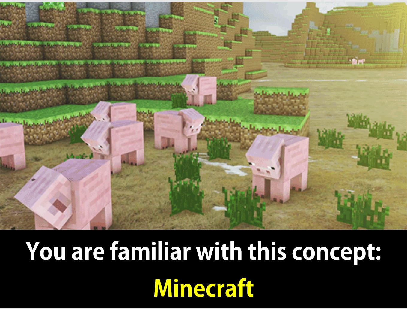 Свинья из майнкрафт