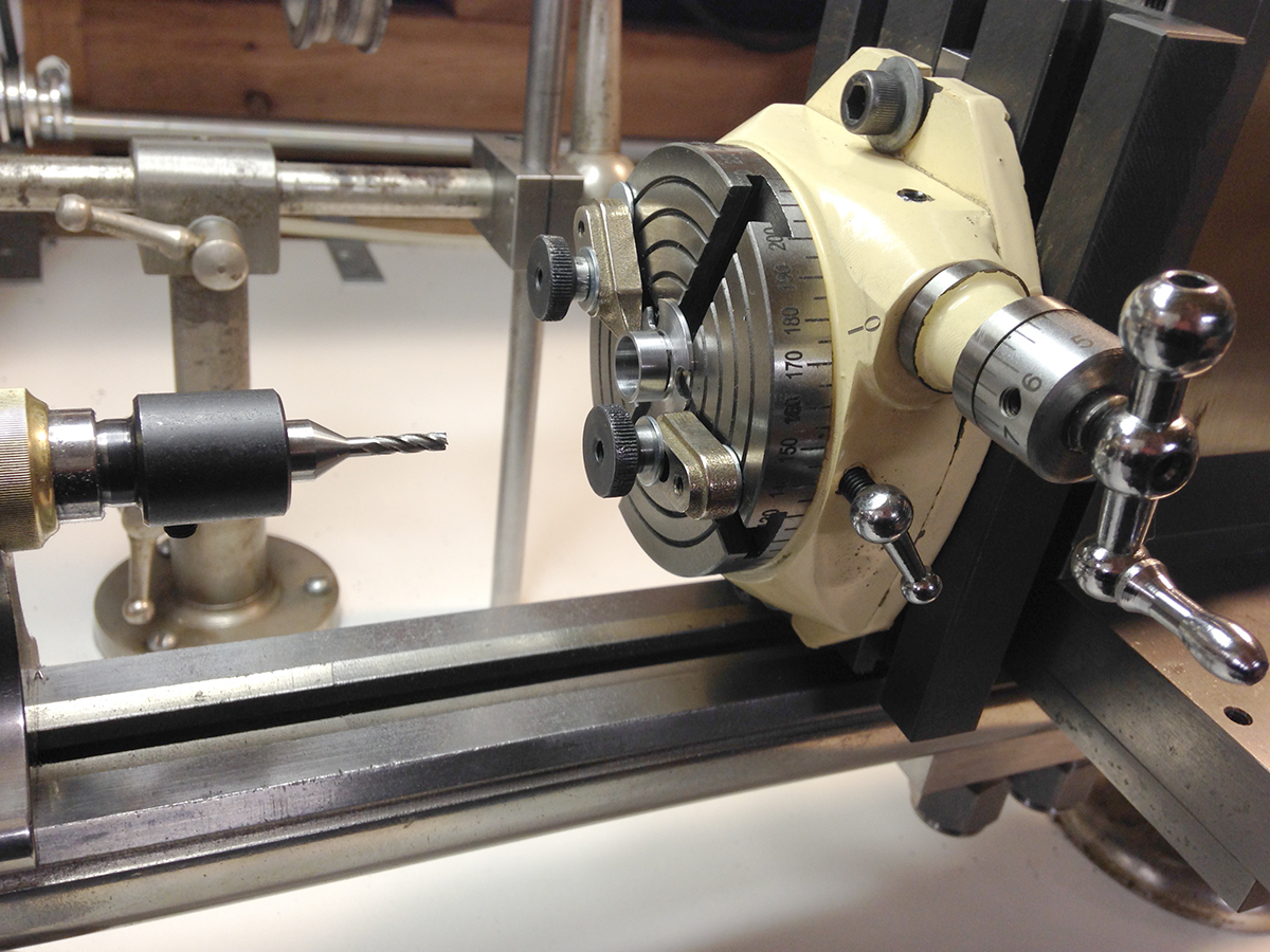 MOWRER WW LATHE TOOLS Adapting the micro rotary table to the