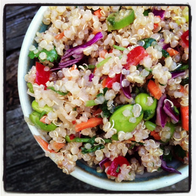 Healthy Girl's Kitchen: Crunchy Thai Quinoa Salad